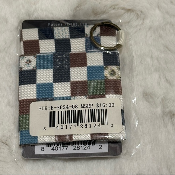 Thread Elastic Wallet - Rustic Checkerboard - Picture 2 of 2